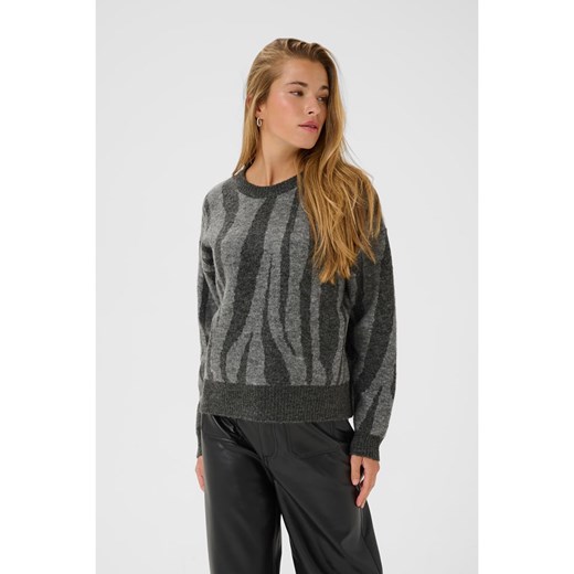 Kaffe Sweter w kolorze antracytowym ze sklepu Limango Polska w kategorii Swetry damskie - zdjęcie 187707783