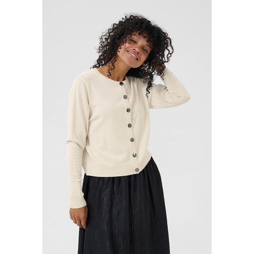 Kaffe Kardigan w kolorze kremowym ze sklepu Limango Polska w kategorii Swetry damskie - zdjęcie 187707813