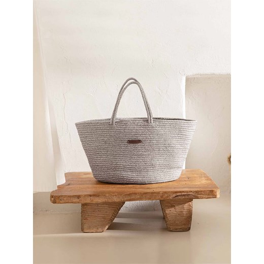 ABERTO DESIGN Kosz w kolorze jasnoszarym - wys. 30 cm ze sklepu Limango Polska w kategorii Pojemniki kuchenne - zdjęcie 187708224