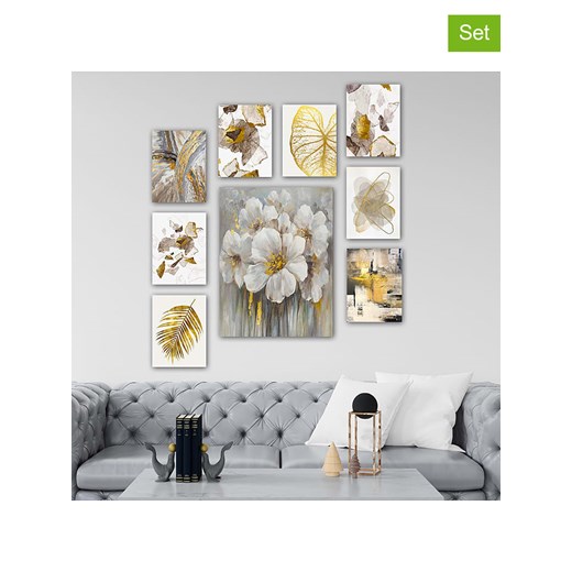 ABERTO DESIGN Druki (9 szt.) na płótnie ze sklepu Limango Polska w kategorii Obrazy - zdjęcie 187708234