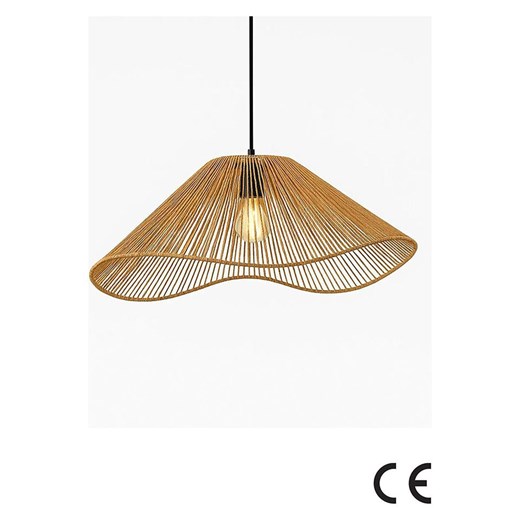 ABERTO DESIGN Lampa wisząca w kolorze beżowym - wys. 55 x Ø 45 cm Aberto Design onesize okazja Limango Polska