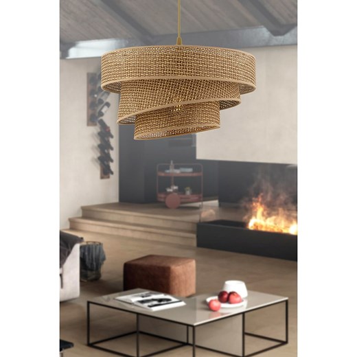 ABERTO DESIGN Lampa wisząca w kolorze złoto-beżowym - Ø 40 cm ze sklepu Limango Polska w kategorii Oświetlenie - zdjęcie 187708924