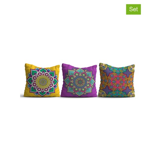 ABERTO DESIGN Poduszki (3 szt.) ze wzorem ze sklepu Limango Polska w kategorii Poduszki dekoracyjne - zdjęcie 187709240