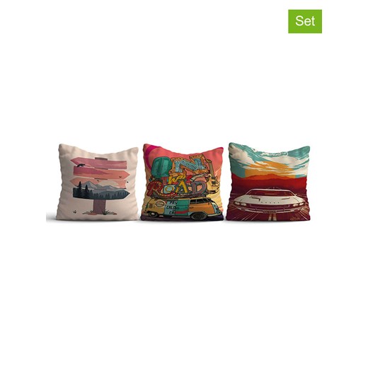 ABERTO DESIGN Poduszki (3 szt.) ze wzorem ze sklepu Limango Polska w kategorii Poduszki dekoracyjne - zdjęcie 187709251