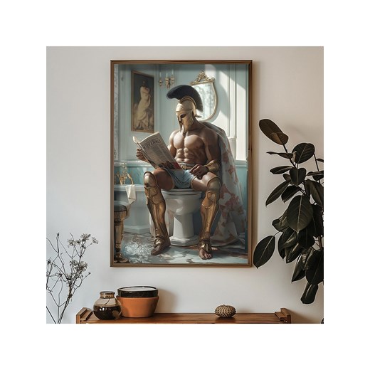 ABERTO DESIGN Druk artystyczny w drewnianej ramce - 70 x 50 cm ze sklepu Limango Polska w kategorii Obrazy - zdjęcie 187709403