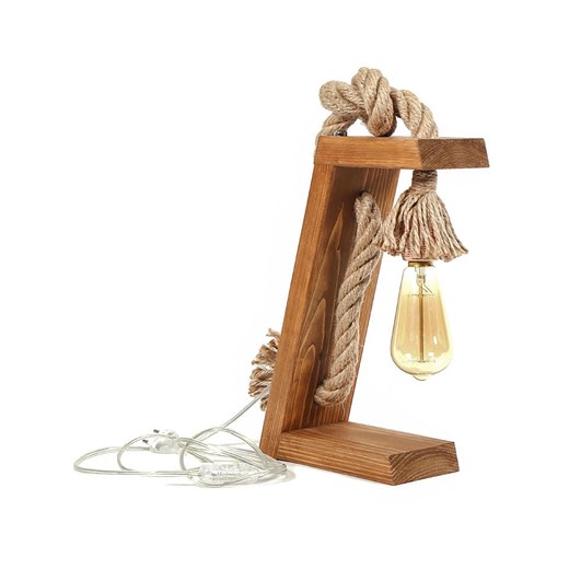 Opviq Lampa stołowa w kolorze jasnobrązowym - 20 x 35 x 10 cm ze sklepu Limango Polska w kategorii Oświetlenie - zdjęcie 187709490