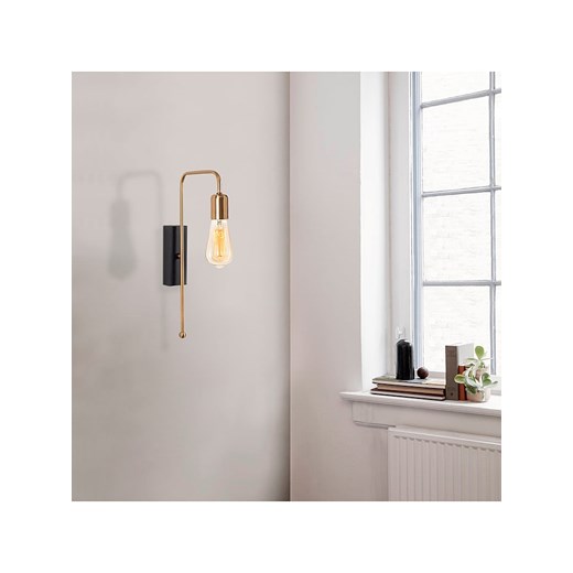 Opviq Lampa ścienna &quot;Mum&quot; w kolorze złoto-czarnym - 22 x 42 cm ze sklepu Limango Polska w kategorii Oświetlenie - zdjęcie 187709754