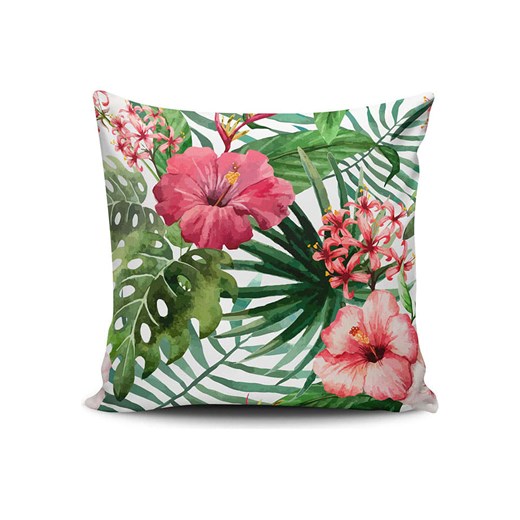 ABERTO DESIGN Poszewka w kolorze zielono-różowym na poduszkę ze sklepu Limango Polska w kategorii Poduszki dekoracyjne - zdjęcie 187709773