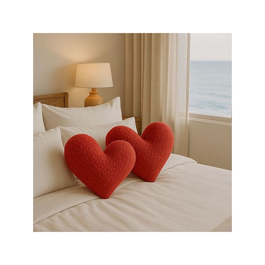 ABERTO DESIGN Poduszka w kolorze czerwonym ze sklepu Limango Polska w kategorii Poduszki dekoracyjne - zdjęcie 187710163