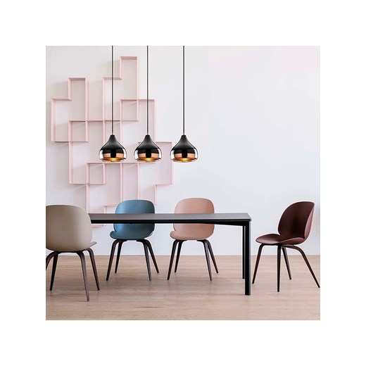 Opviq Lampa wisząca &quot;Yildo&quot; w kolorze czarno-miedzianym - 67 x 17 cm ze sklepu Limango Polska w kategorii Oświetlenie - zdjęcie 187710601