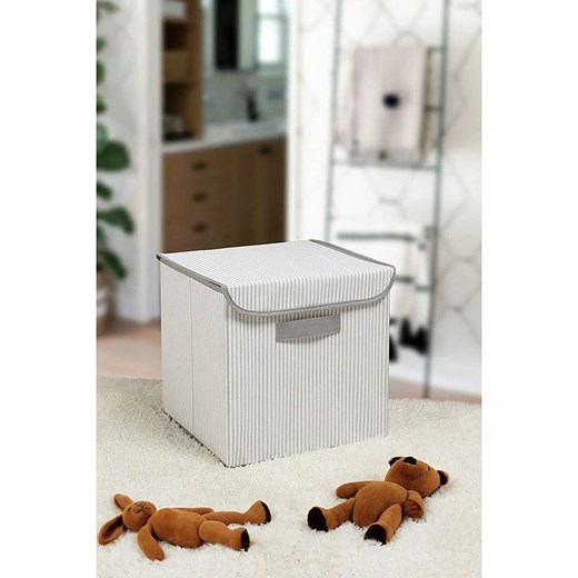 ABERTO DESIGN Pudełko w kolorze szaro-białym - 30 x 30 x 30 cm ze sklepu Limango Polska w kategorii Akcesoria i przechowywanie - zdjęcie 187710631