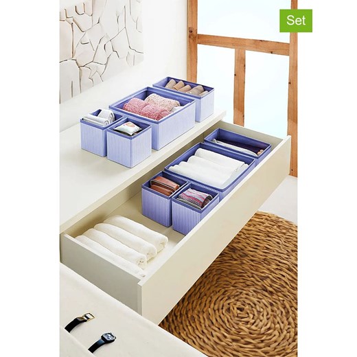 ABERTO DESIGN Organizery (4 szt.) w kolorze niebieskim do szuflad ze sklepu Limango Polska w kategorii Akcesoria i przechowywanie - zdjęcie 187710633