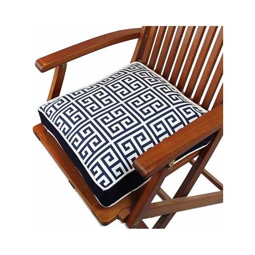 ABERTO DESIGN Poduszka w kolorze granatowo-białym ze sklepu Limango Polska w kategorii Poduszki dekoracyjne - zdjęcie 187710644