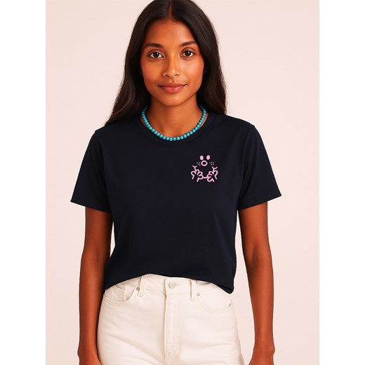 WOOOP Koszulka w kolorze granatowym ze sklepu Limango Polska w kategorii Bluzki damskie - zdjęcie 187710702