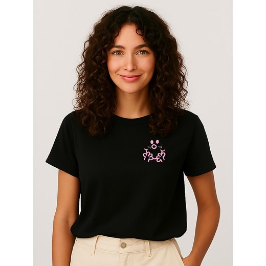 WOOOP Koszulka w kolorze czarnym ze sklepu Limango Polska w kategorii Bluzki damskie - zdjęcie 187710704