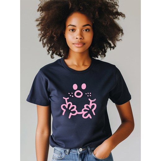 WOOOP Koszulka w kolorze granatowym ze sklepu Limango Polska w kategorii Bluzki damskie - zdjęcie 187710711