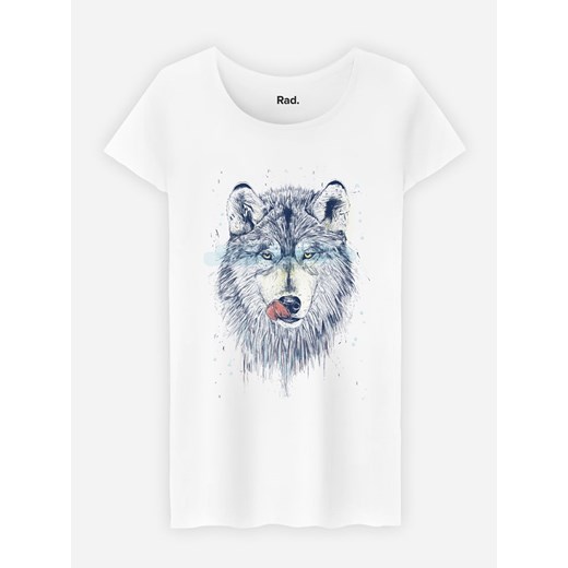 WOOOP Koszulka &quot;Dinner Time&quot; w kolorze białym ze sklepu Limango Polska w kategorii Bluzki damskie - zdjęcie 187710713