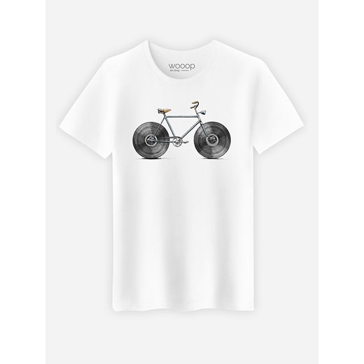 WOOOP Koszulka &quot;Velophone&quot; w kolorze białym ze sklepu Limango Polska w kategorii T-shirty męskie - zdjęcie 187710714
