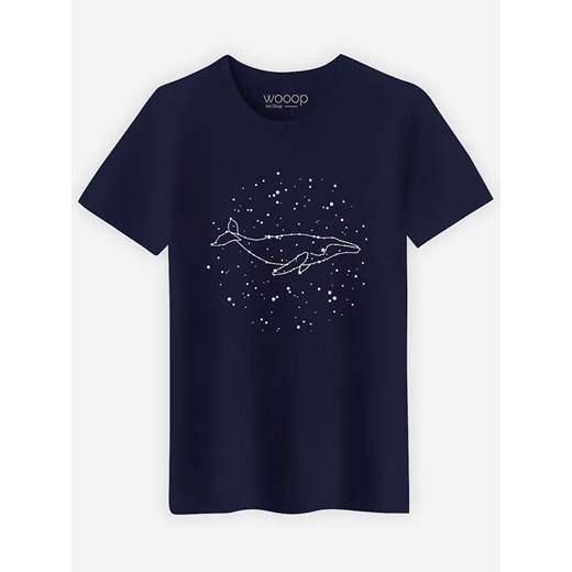WOOOP Koszulka &quot;Whale Constellation&quot; w kolorze granatowym ze sklepu Limango Polska w kategorii T-shirty męskie - zdjęcie 187710774