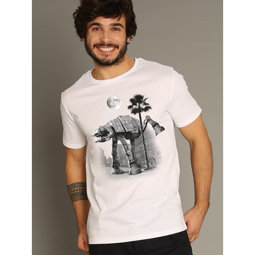 WOOOP Koszulka &quot;Pee Time&quot; w kolorze białym ze sklepu Limango Polska w kategorii T-shirty męskie - zdjęcie 187710800