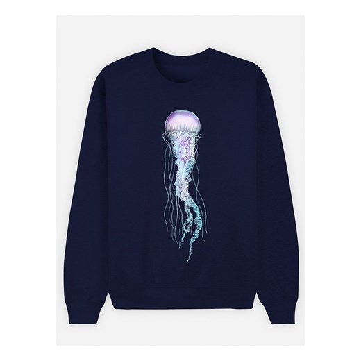 WOOOP Bluza &quot;Space Jelly&quot; w kolorze granatowym ze sklepu Limango Polska w kategorii Bluzy męskie - zdjęcie 187710831