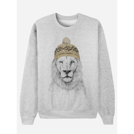 WOOOP Bluza &quot;Winter is coming&quot; w kolorze szarym ze sklepu Limango Polska w kategorii Bluzy damskie - zdjęcie 187710852