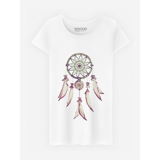 WOOOP Koszulka &quot;Dreamcatcher&quot; w kolorze białym ze sklepu Limango Polska w kategorii Bluzki damskie - zdjęcie 187710860