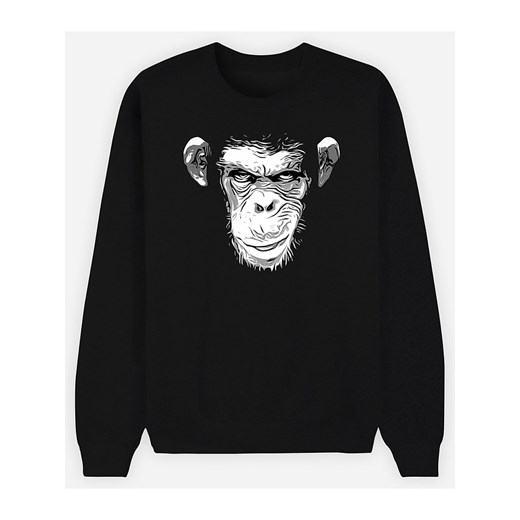 WOOOP Bluza &quot;Evil Monkey&quot; w kolorze czarnym ze sklepu Limango Polska w kategorii Bluzy męskie - zdjęcie 187710862