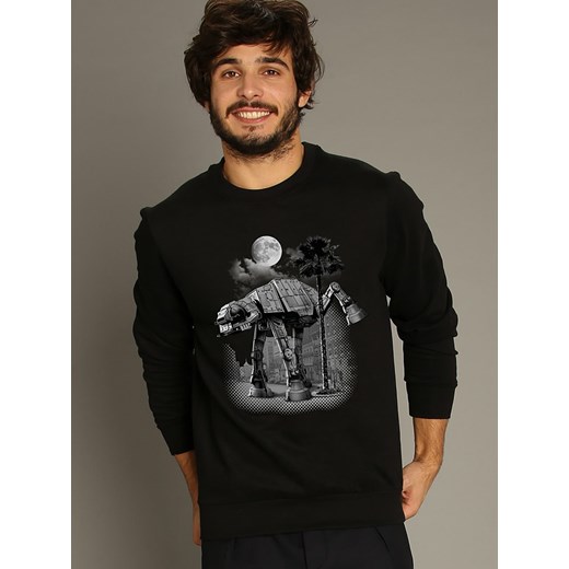 WOOOP Bluza &quot;Ata Pee Time&quot; w kolorze czarnym ze sklepu Limango Polska w kategorii Bluzy męskie - zdjęcie 187710874