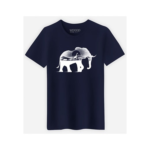 WOOOP Koszulka &quot;Wild Africa&quot; w kolorze granatowym ze sklepu Limango Polska w kategorii T-shirty męskie - zdjęcie 187710894