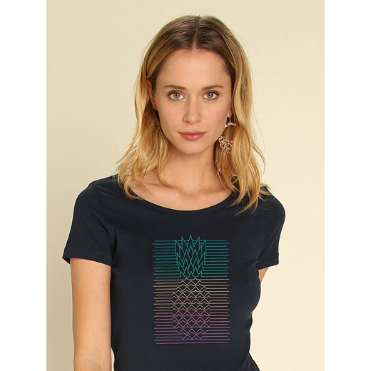 WOOOP Koszulka &quot;Hala Kahiki&quot; w kolorze granatowym ze sklepu Limango Polska w kategorii Bluzki damskie - zdjęcie 187710913