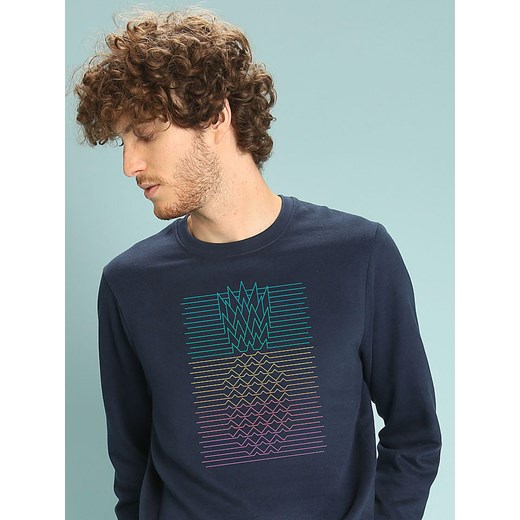 WOOOP Bluza &quot;Hala kahiki&quot; w kolorze granatowym ze sklepu Limango Polska w kategorii Bluzy męskie - zdjęcie 187710922