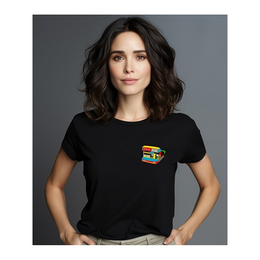 WOOOP Koszulka &quot;Captures great moments&quot; w kolorze czarnym ze sklepu Limango Polska w kategorii Bluzki damskie - zdjęcie 187710980