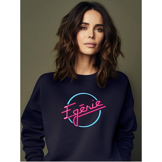 WOOOP Bluza &quot;Egerie&quot; w kolorze granatowym ze sklepu Limango Polska w kategorii Bluzy damskie - zdjęcie 187711000