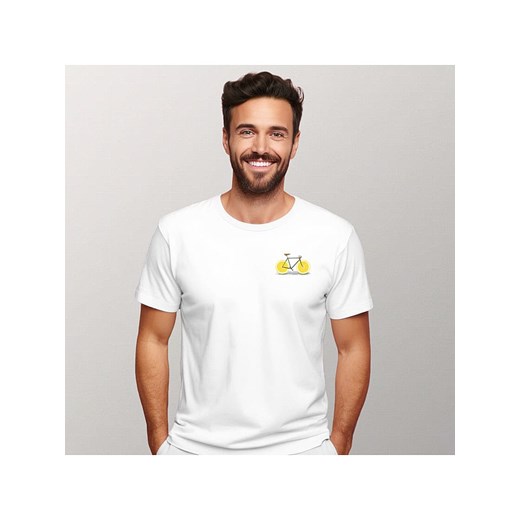 WOOOP Koszulka &quot;Zest&quot; w kolorze białym ze sklepu Limango Polska w kategorii T-shirty męskie - zdjęcie 187711041