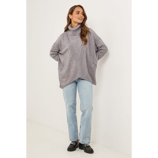 Soft Cashmere Golf w kolorze szarym ze sklepu Limango Polska w kategorii Swetry damskie - zdjęcie 187711172