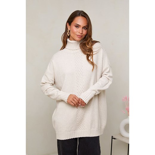 Soft Cashmere Golf w kolorze kremowym ze sklepu Limango Polska w kategorii Swetry damskie - zdjęcie 187711424