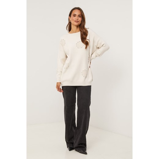 Soft Cashmere Sweter w kolorze beżowym ze sklepu Limango Polska w kategorii Swetry damskie - zdjęcie 187711444