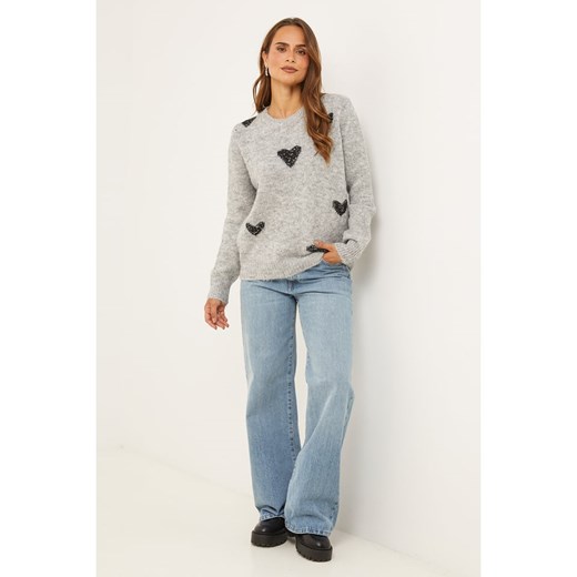 Soft Cashmere Sweter w kolorze jasnoszarym Soft Cashmere 36/38 wyprzedaż Limango Polska