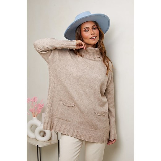 Soft Cashmere Golf w kolorze beżowym ze sklepu Limango Polska w kategorii Swetry damskie - zdjęcie 187711612