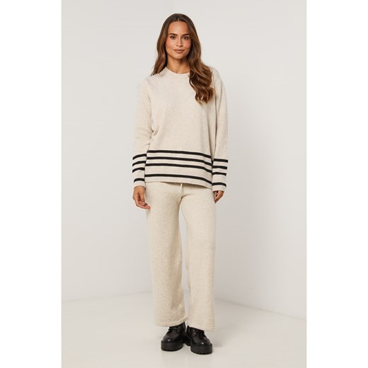 Soft Cashmere 2-częściowy zestaw w kolorze kremowym ze sklepu Limango Polska w kategorii Swetry damskie - zdjęcie 187711662