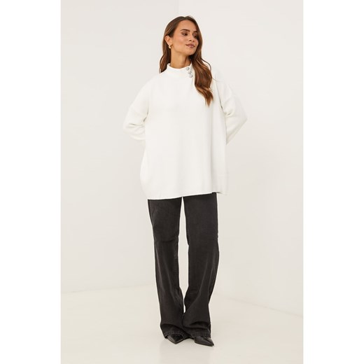 Soft Cashmere Sweter w kolorze białym ze sklepu Limango Polska w kategorii Swetry damskie - zdjęcie 187712264