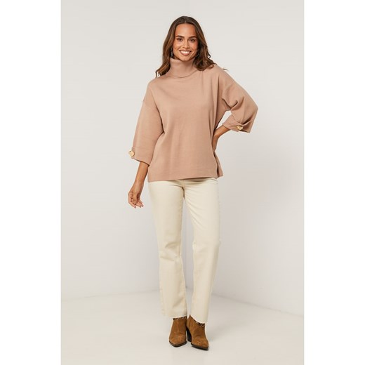 Soft Cashmere Golf w kolorze beżowym ze sklepu Limango Polska w kategorii Swetry damskie - zdjęcie 187712294