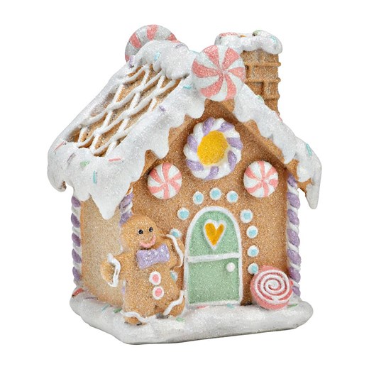 G. Wurm Dekoracja w kolorze jasnobrązowo-miętowo-jasnoróżowym - 10 x 14 x 8 cm ze sklepu Limango Polska w kategorii Dekoracje - zdjęcie 187712891