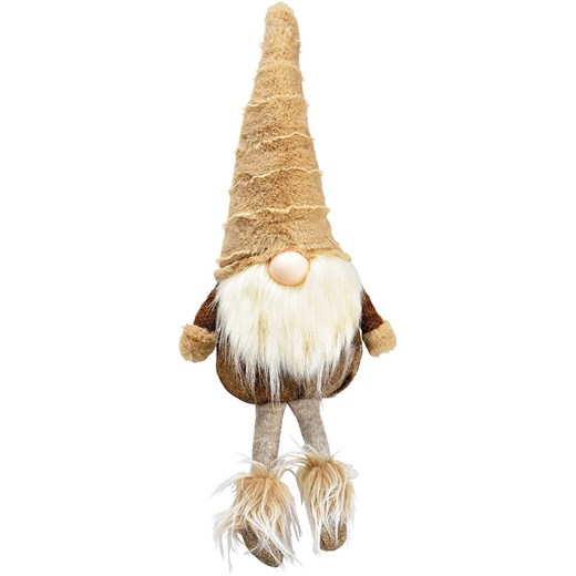 G. Wurm Figurka w kolorze brązowo-beżowym do siedzenia na krawędzi - 21 x 55 x 14 cm ze sklepu Limango Polska w kategorii Dekoracje - zdjęcie 187712904