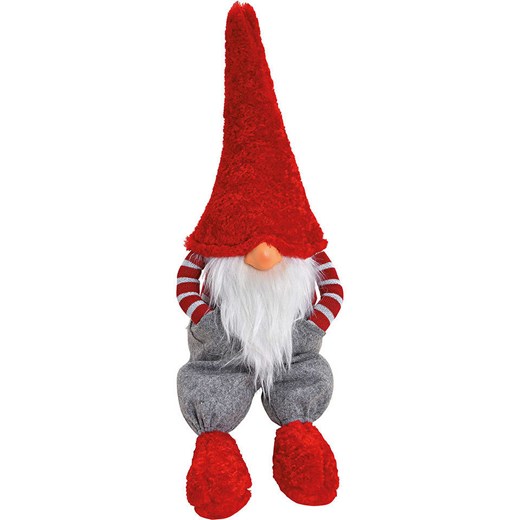 G. Wurm Figurka w kolorze czerwono-szarym do siedzenia na krawędzi - 22 x 60 x 18 cm ze sklepu Limango Polska w kategorii Dekoracje - zdjęcie 187712911