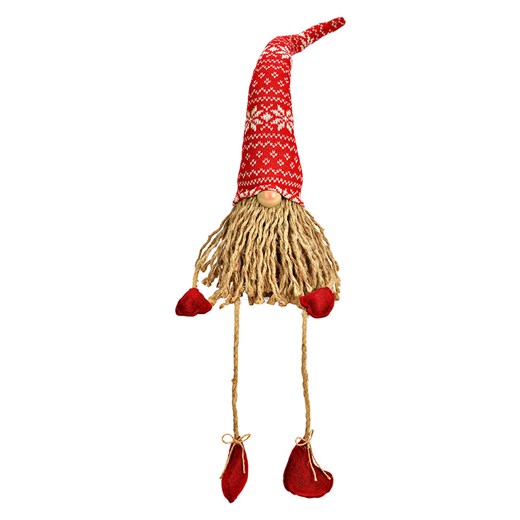 G. Wurm Figurka &quot;Gnome&quot; w kolorze czerwonym do siedzenia na krawędzi - 15 x 70 x 10 cm ze sklepu Limango Polska w kategorii Dekoracje - zdjęcie 187712914