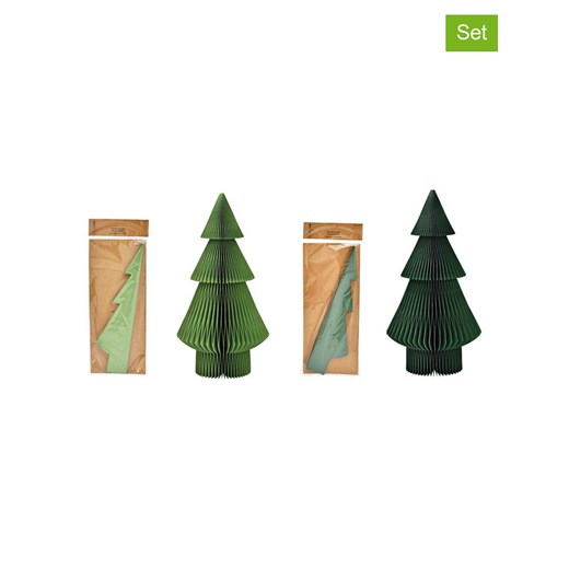 G. Wurm Dekoracje (2 szt.) w kolorze zielonym - wys. 30 x Ø 15 cm ze sklepu Limango Polska w kategorii Dekoracje - zdjęcie 187712934