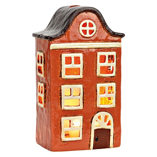 G. Wurm Świecznik &quot;House&quot; w kolorze jasnobrązowym - 13 x 22 x 9 cm ze sklepu Limango Polska w kategorii Świeczniki - zdjęcie 187712974