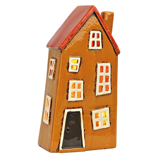 G. Wurm Świecznik &quot;House&quot; w kolorze jasnobrązowym - 13 x 26 x 9 cm ze sklepu Limango Polska w kategorii Świeczniki - zdjęcie 187712981